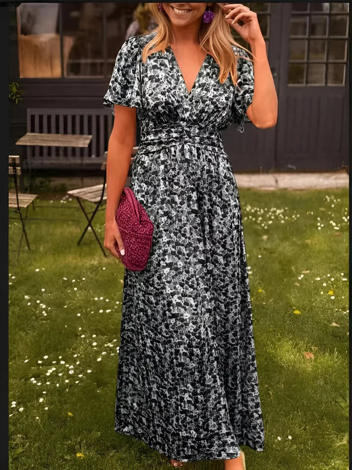 MARLENE™ | Elegant Floral Print Dress