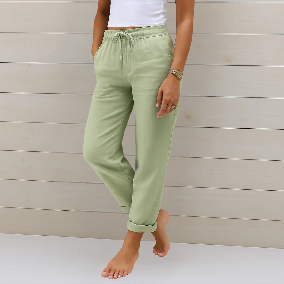 MAYLORA | Premium Breathable Linen-Blend Pants