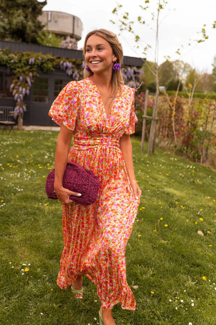 MARLENE™ | Elegant Floral Print Dress
