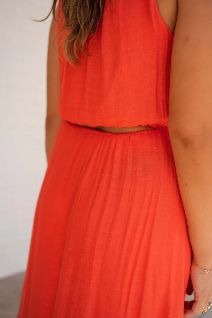 LISA™ | Bold & Bright – The Summer Dress in Vivid Orange