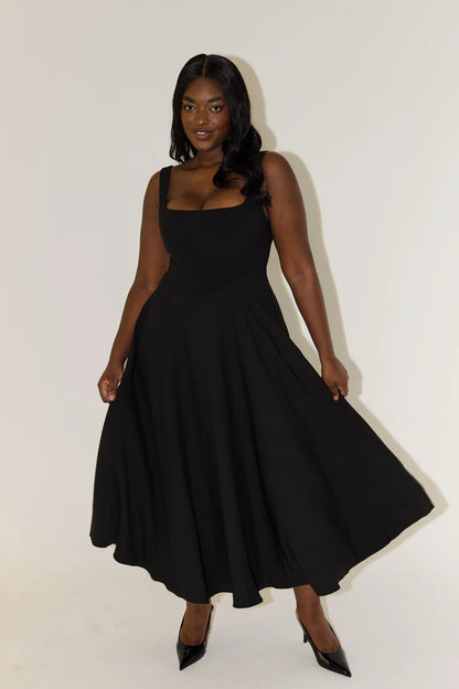 Amelia™ | Timeless Flowy Midi Dress