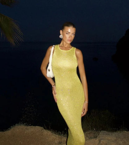 ELSIE | Graceful Sleeveless Maxi Dress