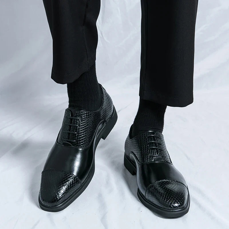 Slyther Genuine Leather Brogues