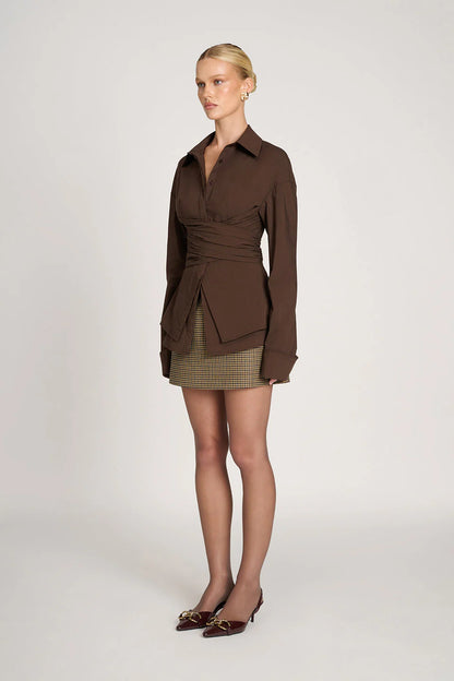Freya™ | Tailored Wrap Shirt