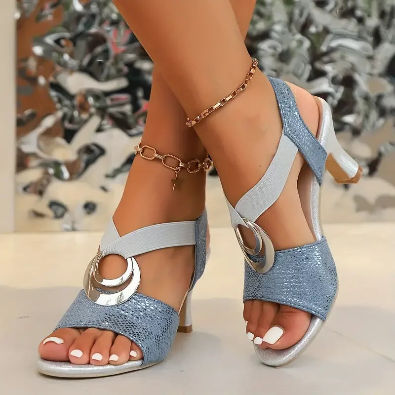 Jasmina – Sophisticated Strap Heels with Elegant Buckle Detail