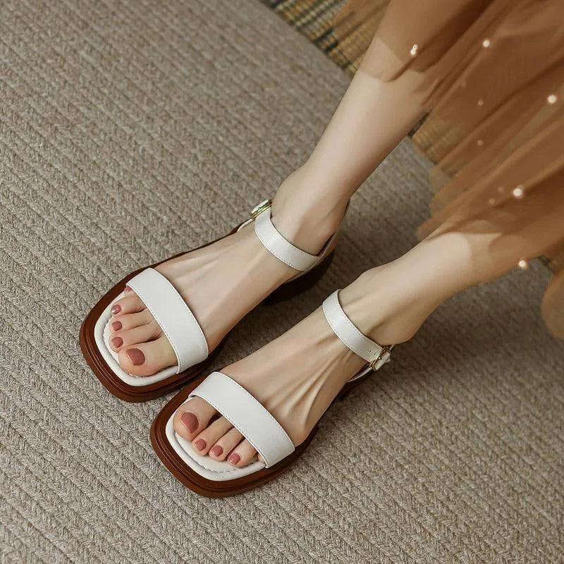VON ELSEN | Juneya Luxury Leather Sandals