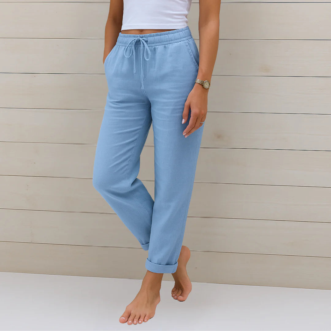 MAYLORA | Premium Breathable Linen-Blend Pants