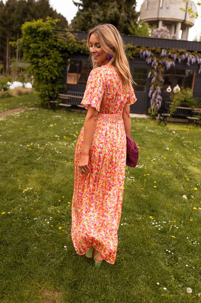MARLENE™ | Elegant Floral Print Dress