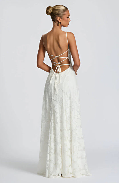 Francisa™ | Lace Corset Maxi Dress