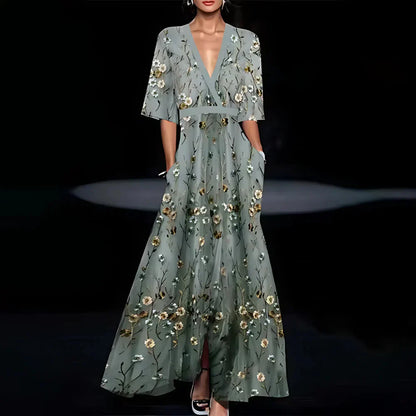 Sole | Handmade Long Dress in Timeless Elegance