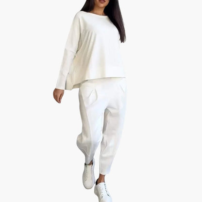 ANNA | Comfortable Round Neck Two-Piece Set