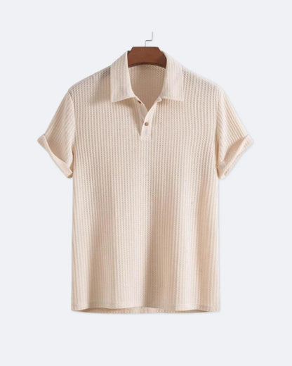 Andrea Jacquard Knit Polo
