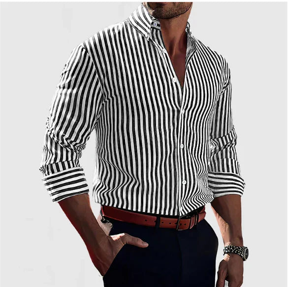 WILLEM™ | Premium Striped Detail Shirt