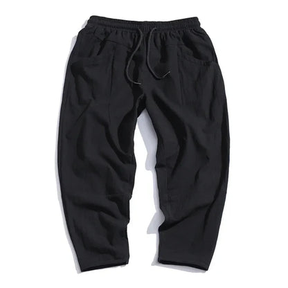 Osaka Linen Cropped Pants