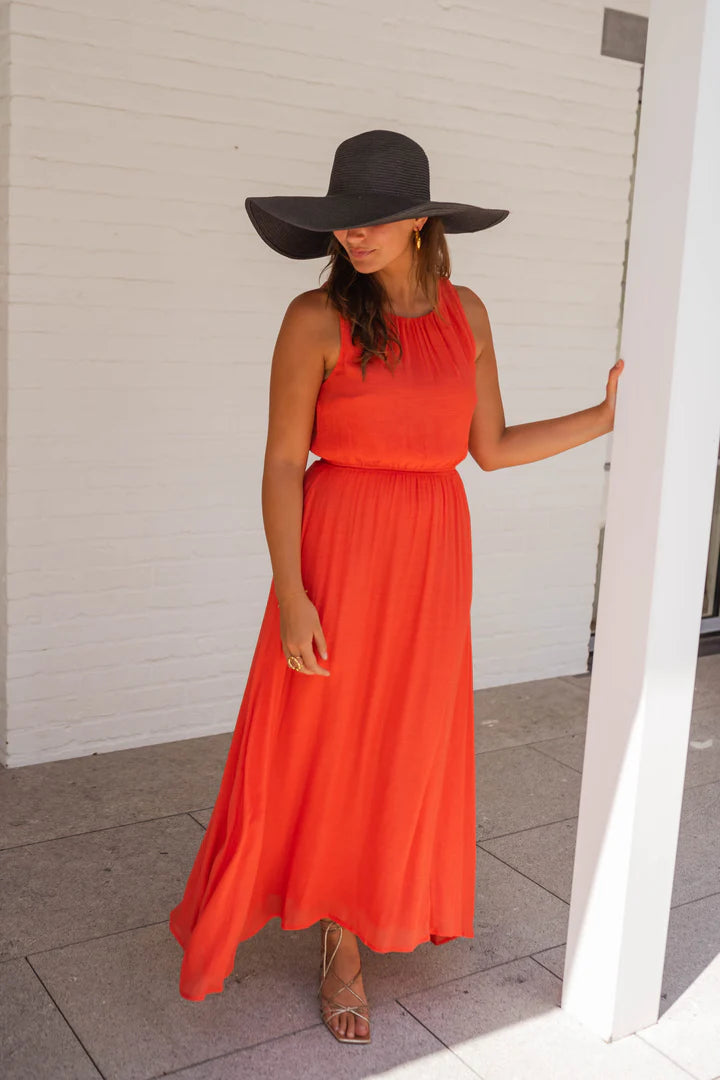 LISA™ | Bold & Bright – The Summer Dress in Vivid Orange