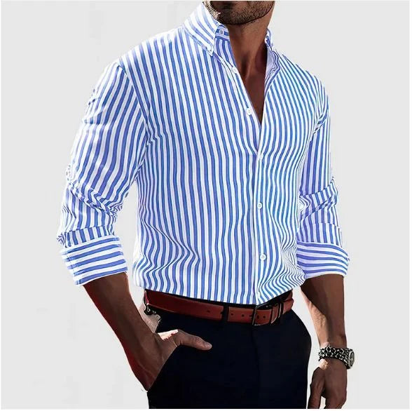 WILLEM™ | Premium Striped Detail Shirt