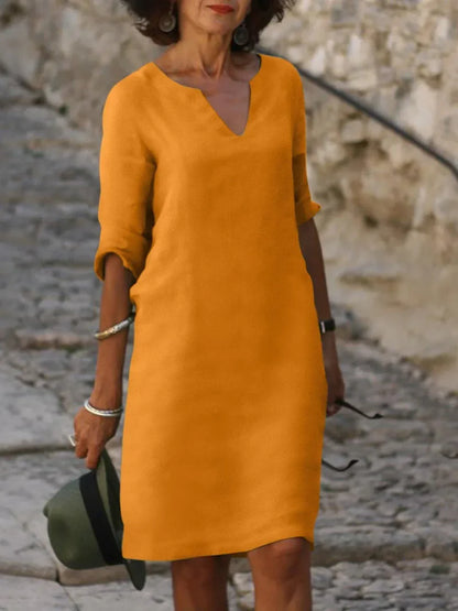 Saoirse | V-Neck Dress That Hides the Belly
