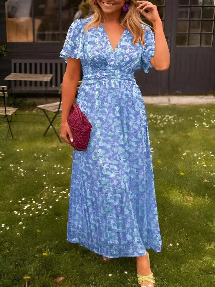 MARLENE™ | Elegant Floral Print Dress