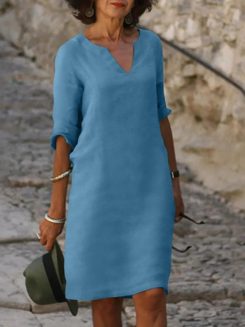 Saoirse | V-Neck Dress That Hides the Belly