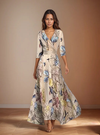 Sole | Handmade Long Dress in Timeless Elegance