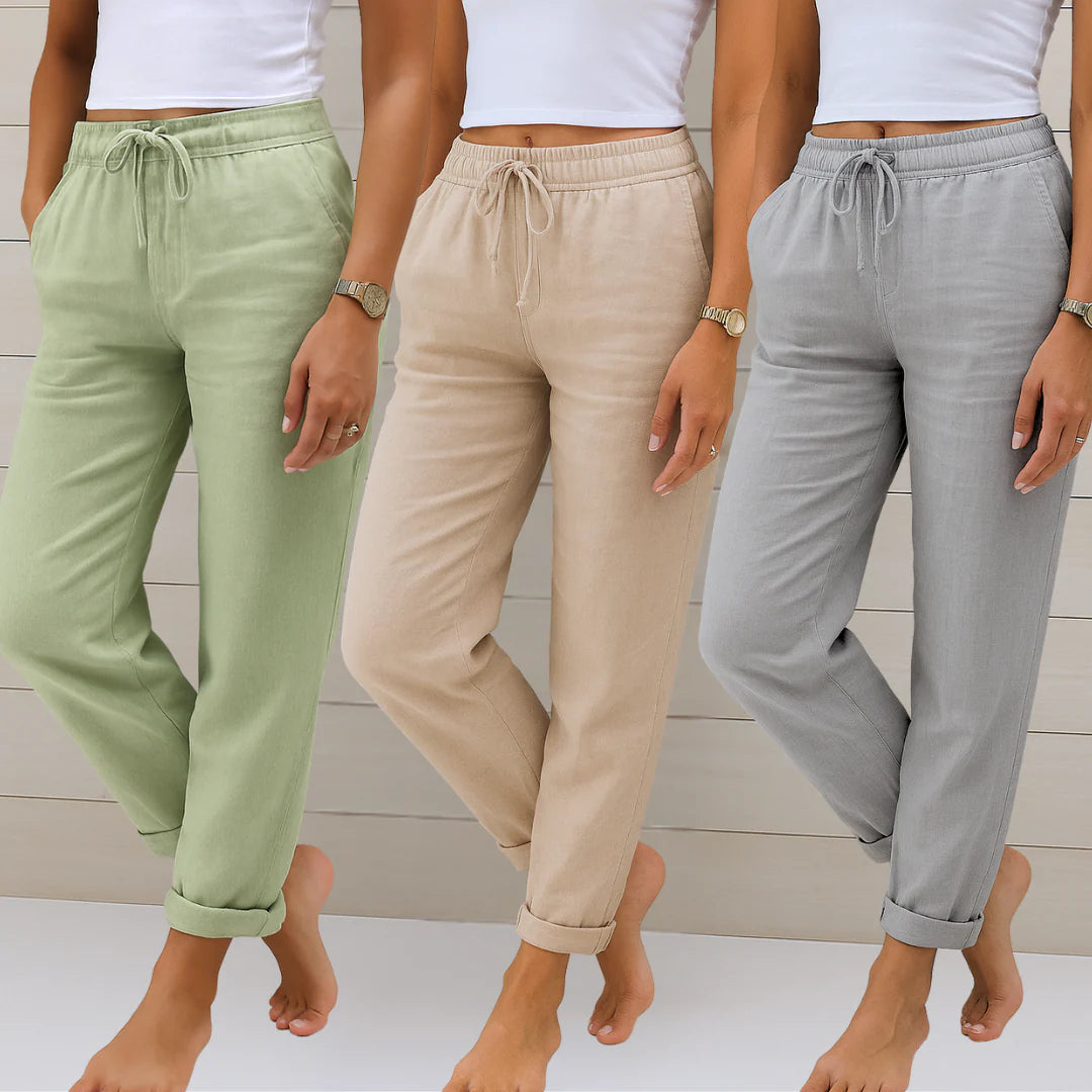 MAYLORA | Premium Breathable Linen-Blend Pants
